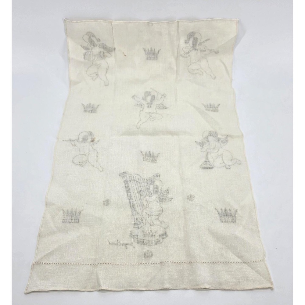 VTG Georges Briard This is Paradise Placemats Guest Bar Towels Set of 2 MCM - Picture 7 of 16